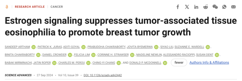 Donald McDonnell: Exploring the interactions between estrogens and tumor immunity